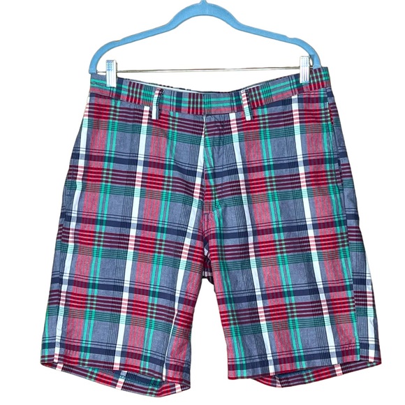Nautica Other - Nautica Men’s Madras Plaid Cotton Walking Shorts Size 34 EUC